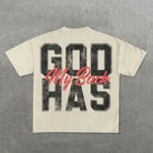 God T shirt | God Has My Back Print - true-deals-club