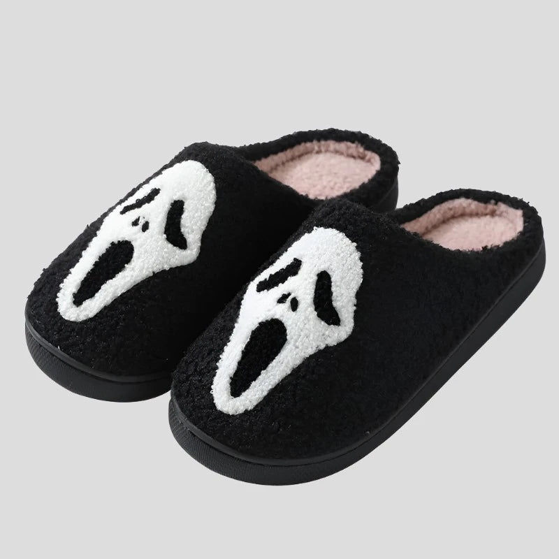 Halloween Scream Indoor Slippers Unisex - true-deals-club