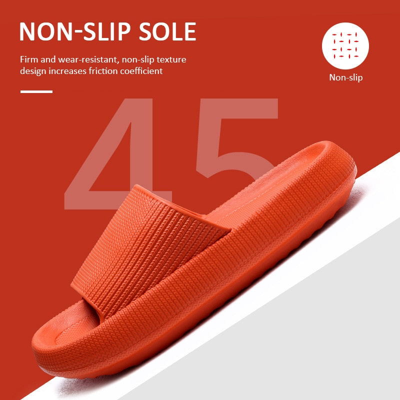 Thick Platform Non-slip Women's Home Slides - True-Deals-Club