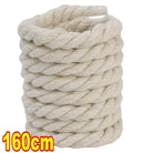 Dynamic Duo: 2PCS Thick Cotton Line Weaving Twisted Rope Shoelaces (120-160CM) - true-deals-club