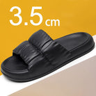Women's 3.5 cm Platform Single Strap Slides - True-Deals-Club