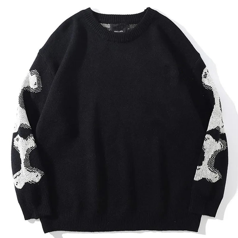 Skeleton Design Autumn Men's Fashion Sweater - True-Deals-Club