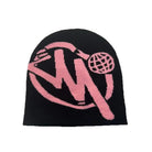 Wool Acrylic Warm Trendy Print Beanie - true-deals-club