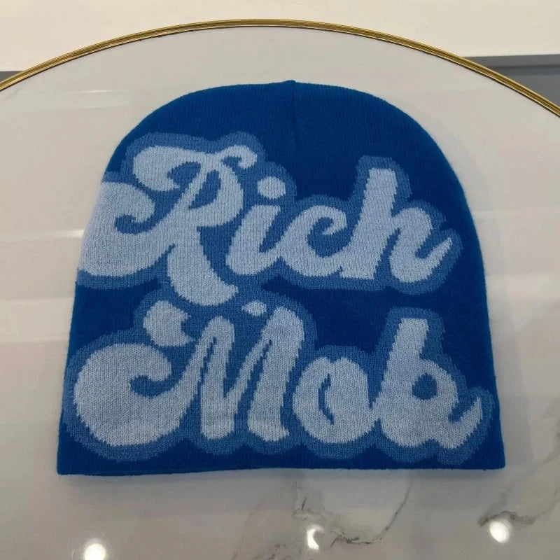 Rich Mob Knitted Beanie Hat Unisex - true-deals-club