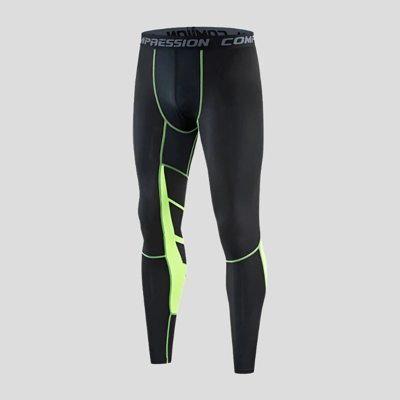 Sporty Workout Leggings: Men's Compression Pants for Gym and Running - true-deals-club
