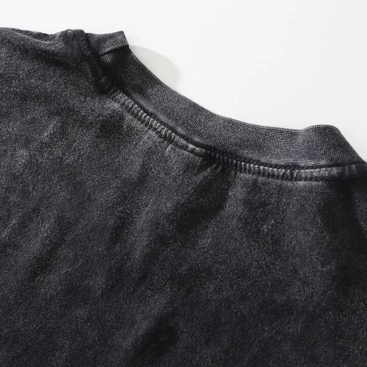 Men's Oversize Washed Cotton T-Shirt - true-deals-club