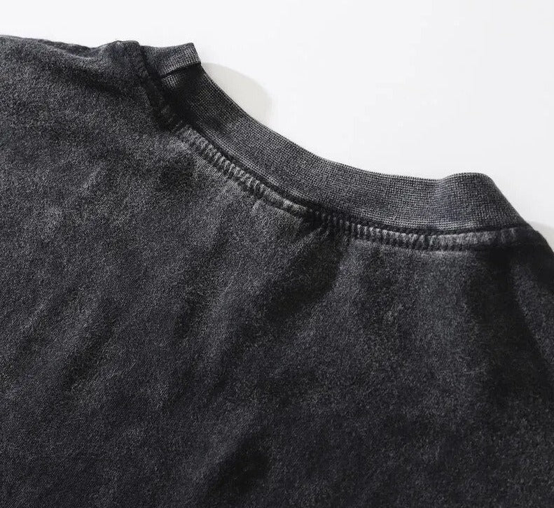 Men's Oversize Washed Cotton T-Shirt - True-Deals-Club