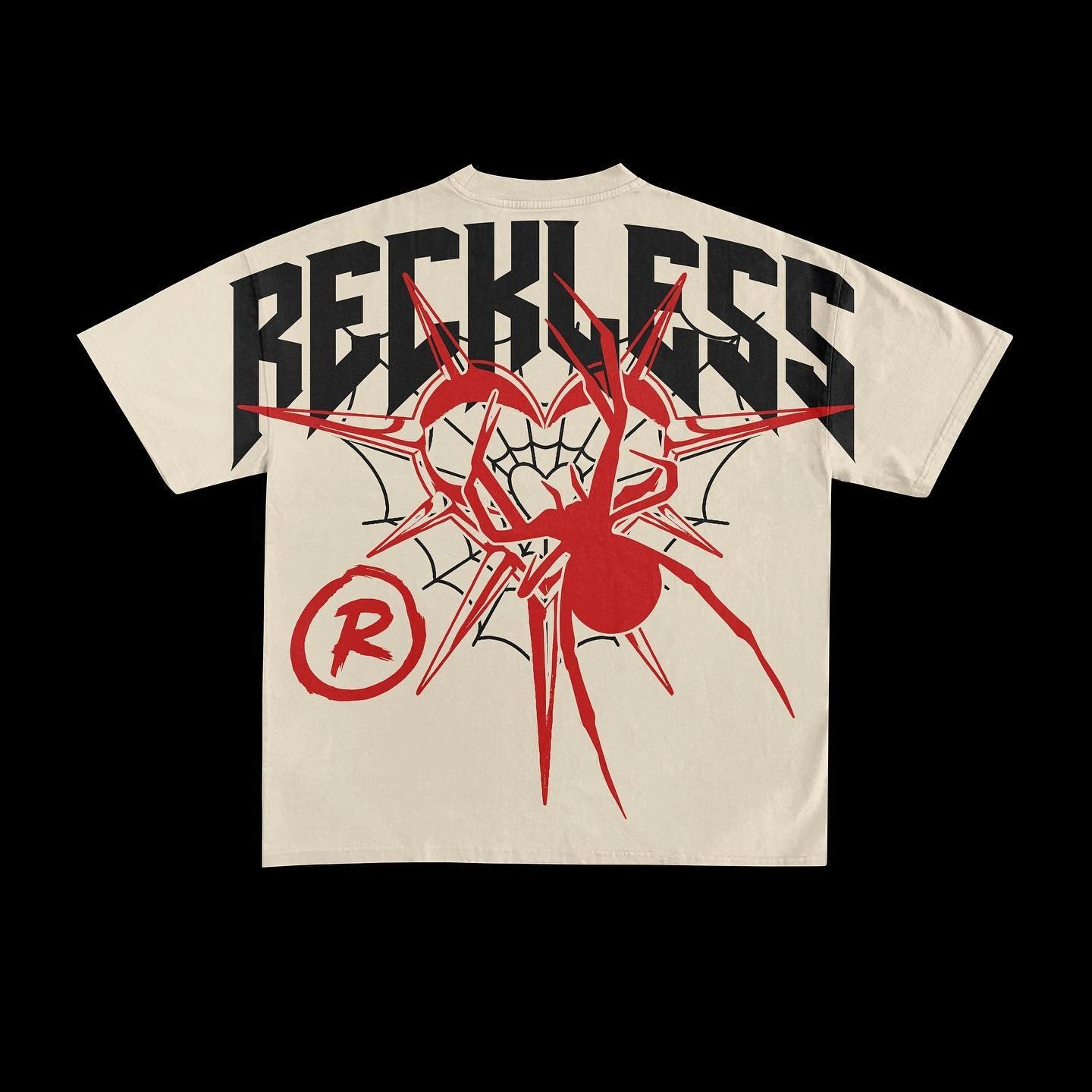 Reckless Graphic Print T-shirts for Men - True-Deals-Club