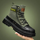 Men's Breathable High-top Boots with Thick Soles - true-deals-club