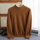 Sweater for Men | Men's 100% Wool Pullover Half-high Collar Sweater - true deals club