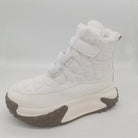 Women's Leather Chunky Sneakers - True-Deals-Club