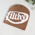 Aesthetic Wool Knit Filthy Beanie Hat - true-deals-club