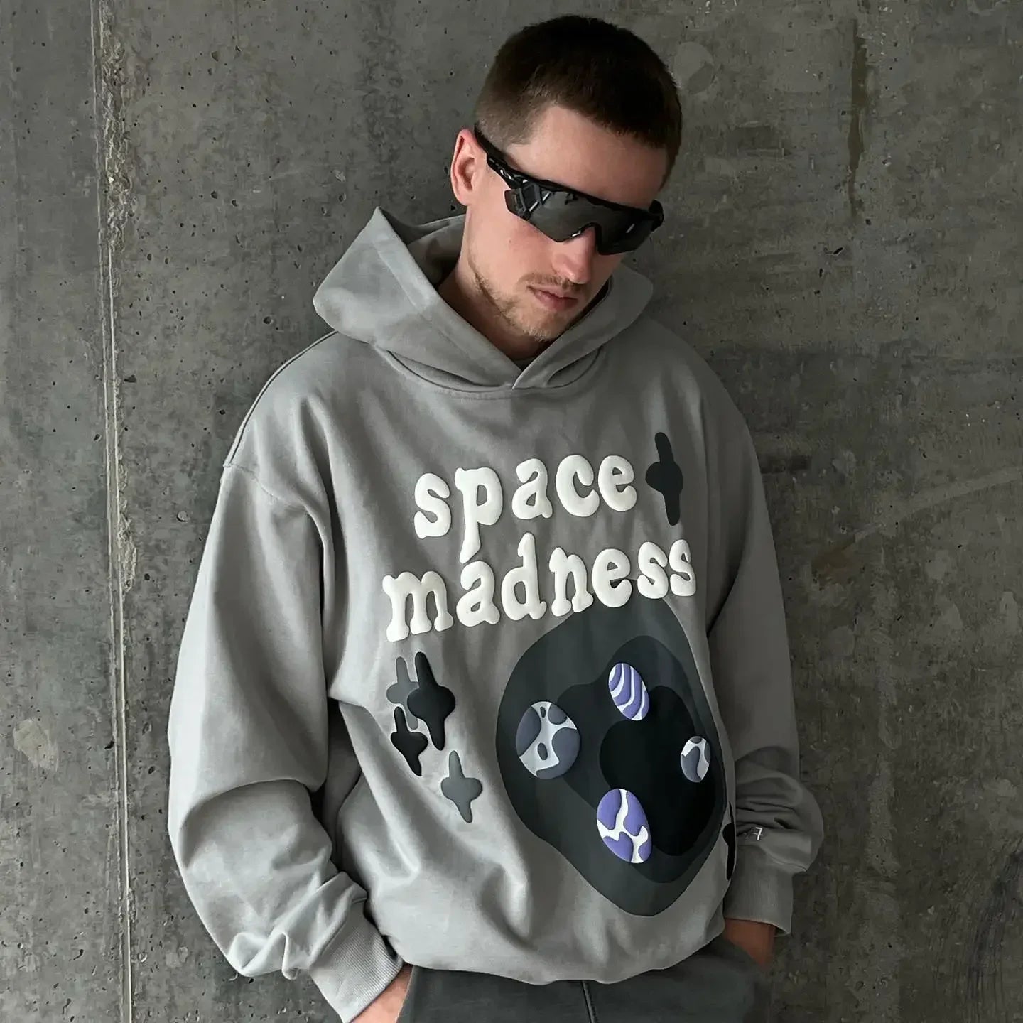3D Letters Oversized Sweatshirt Hoodies Unisex - True-Deals-Club