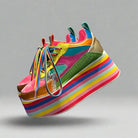 Colorful High Platform Sneakers for Women - true-deals-club