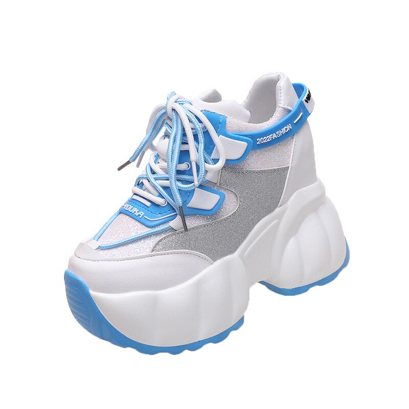 Super High Chunky PU Sneakers - true-deals-club