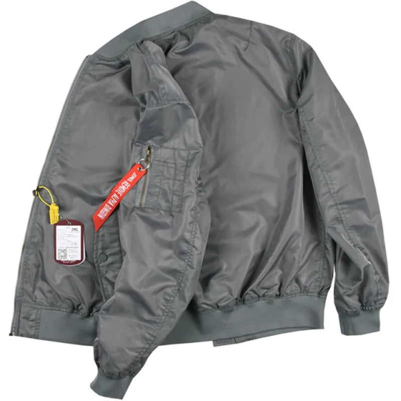 Military Bomber Jacket: Thin Unisex Pilot Tactical Jacket - true deals club