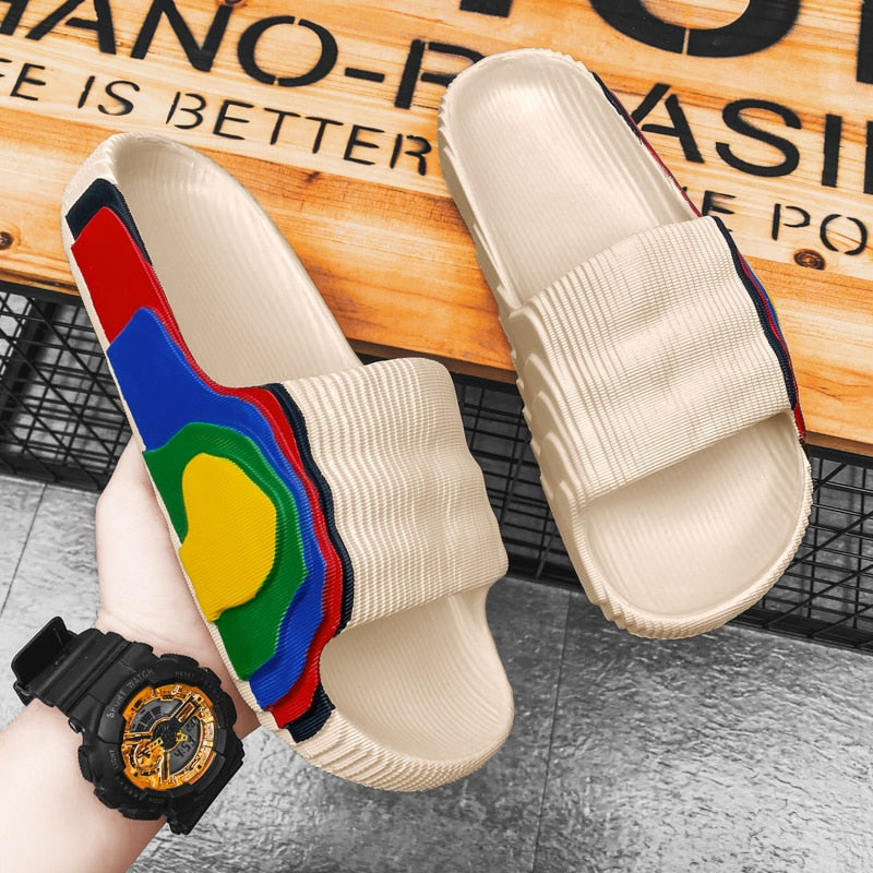 Graffiti Summer Slides for Men - true-deals-club