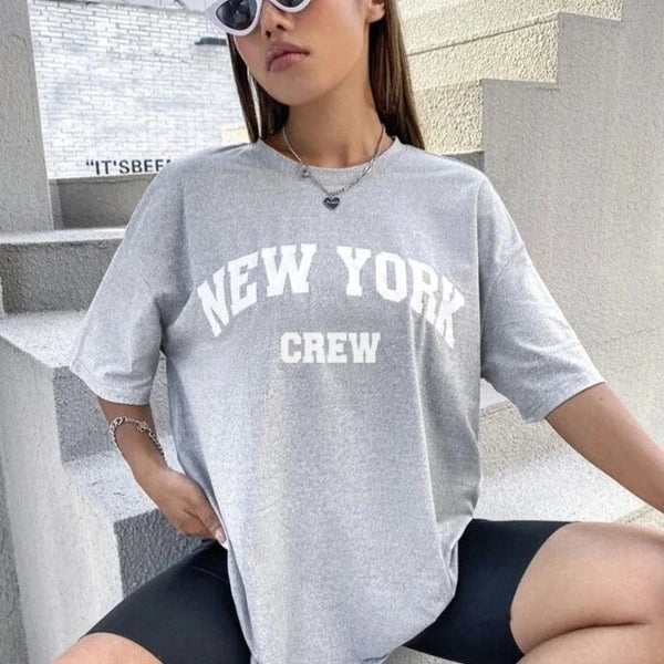 New York T Shirt Oversized - Urban Fashion Statement for Women - true-deals-club