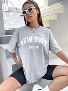 New York T Shirt Oversized - Urban Fashion Statement for Women - true-deals-club