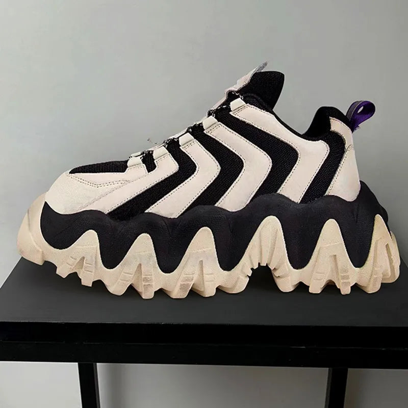 Daddy Sneakers - Wave Stripes Shoes - true-deals-club