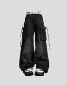 Emo Pants Baggy Black Denim Gothic Women's Cargo Jeans - true-deals-club