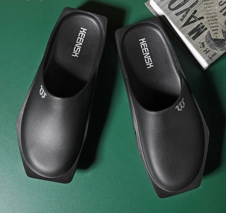 Summer Minimalist Solid Trend Slides - true-deals-club