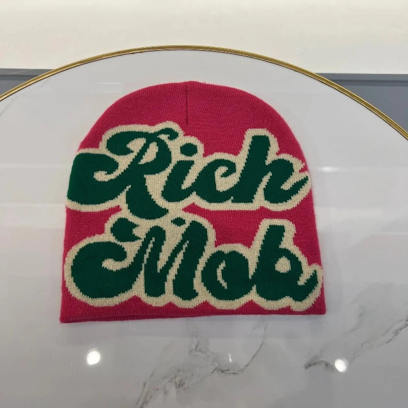 Rich Mob Knitted Beanie - true-deals-club