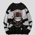 Hip Hop Rap Trend Fashion Knit Sweater for Men - true-deals-club