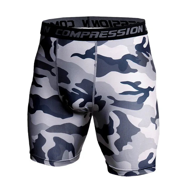 3D Print Camouflage Compression Shorts for Men - true-deals-club