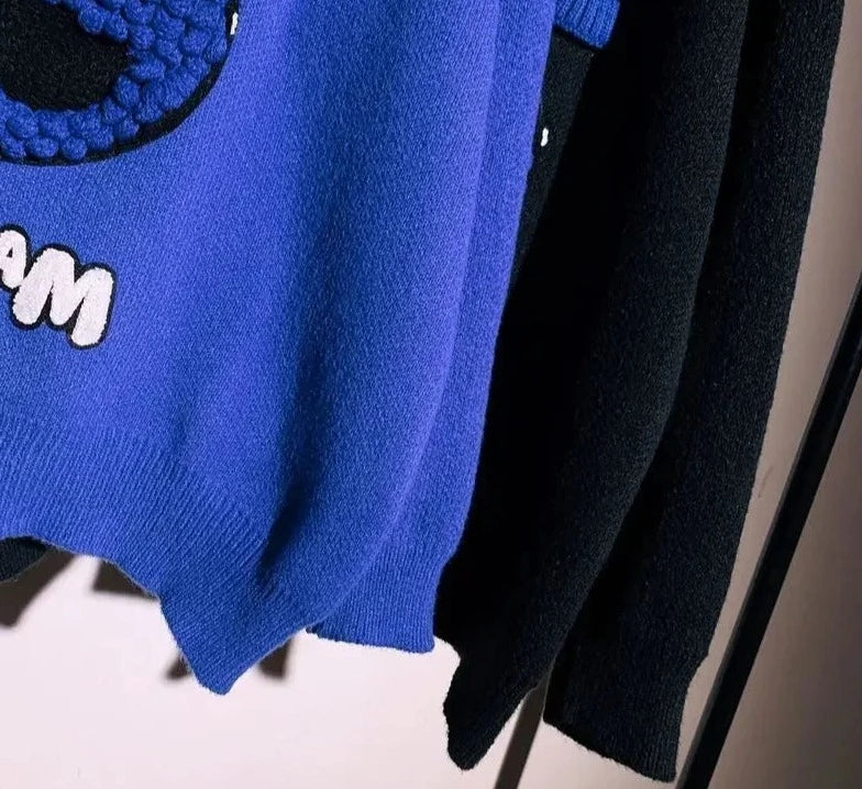 Cartoon Knitwear Sweater: Women's Chic Style - true-deals-club
