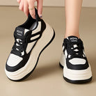 Platform Sneakers: Chunky 8.5cm Comfortable Women’s Shoes - true deals club