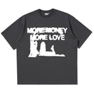 More Money More Love Cotton Oversized Graphic Tee for Men - true-deals-club