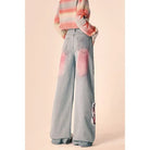 Wide Leg Trousers: Women's Butterfly Jeans - true-deals-club