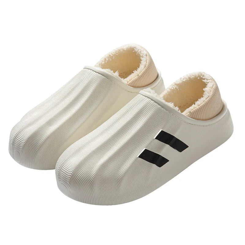 Unisex Waterproof Winter Sneaker Slippers - Non-Slip, Plush - true-deals-club