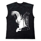 Gangsta T Shirt - Washed Tank Top for Men - true-deals-club