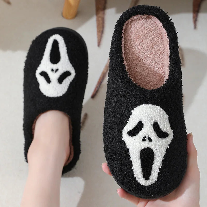 Halloween Scream Indoor Slippers Unisex - true-deals-club
