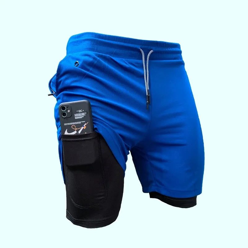 Men's 2-in-1 Running and Training Shorts for Peak Performance - true-deals-club