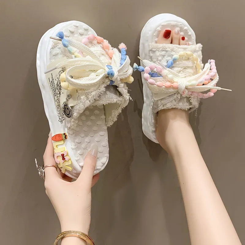 Women's Pastel Street-Style Sandals - true-deals-club