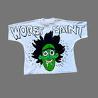 Worst Saint Graphic Tees - All Seasons Cotton T-shirts - true deals club