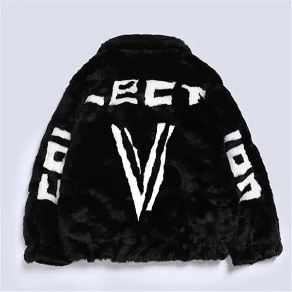 Winter Unisex Warm Cotton Jacket with Imitation Mink Fur - true-deals-club