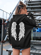 Angel Wings Hoodies: Fleece Pullover Hoodie for Women - True-Deals-Club