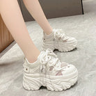 Chunky Sneakers 7.5cm Heels for Women - true-deals-club