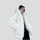 Faux Fur Fluffy Hooded Winter Jacket - true-deals-club
