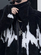 Warm Oversized Faux Fur Jacket for Men - True-Deals-Club
