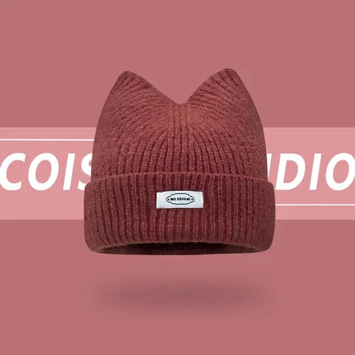 Cute Beanies - Warm Women's Winter Knitted Hat - true deals club