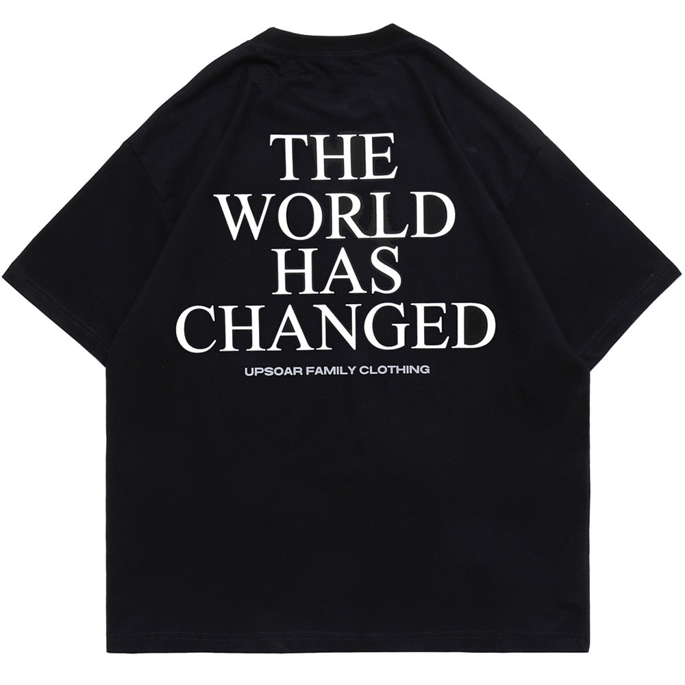 Short Sleeve Gothic World Print T-shirts for Men - True-Deals-Club