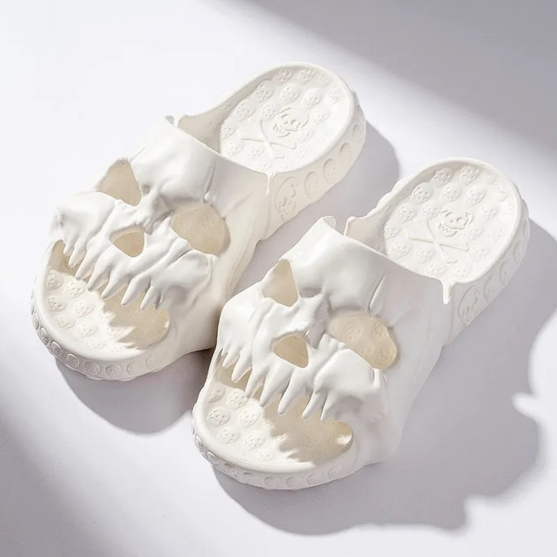 Skull Slide Sandals Unisex - true-deals-club