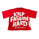 Oversized Graphic T Shirts - Keep Fashion Hard - true-deals-club