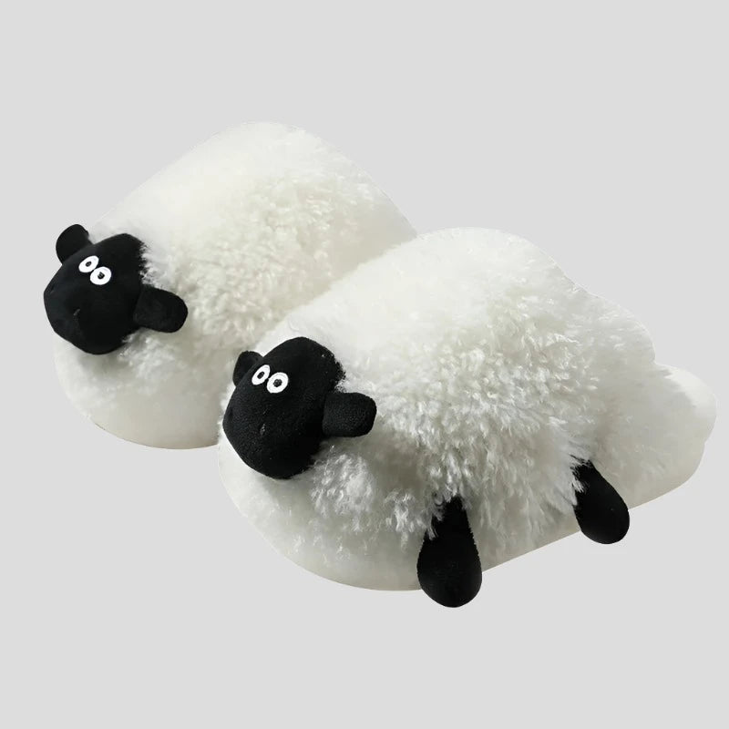 Fluffy Animals Memory Foam Fuzzy Slippers for Women - true-deals-club