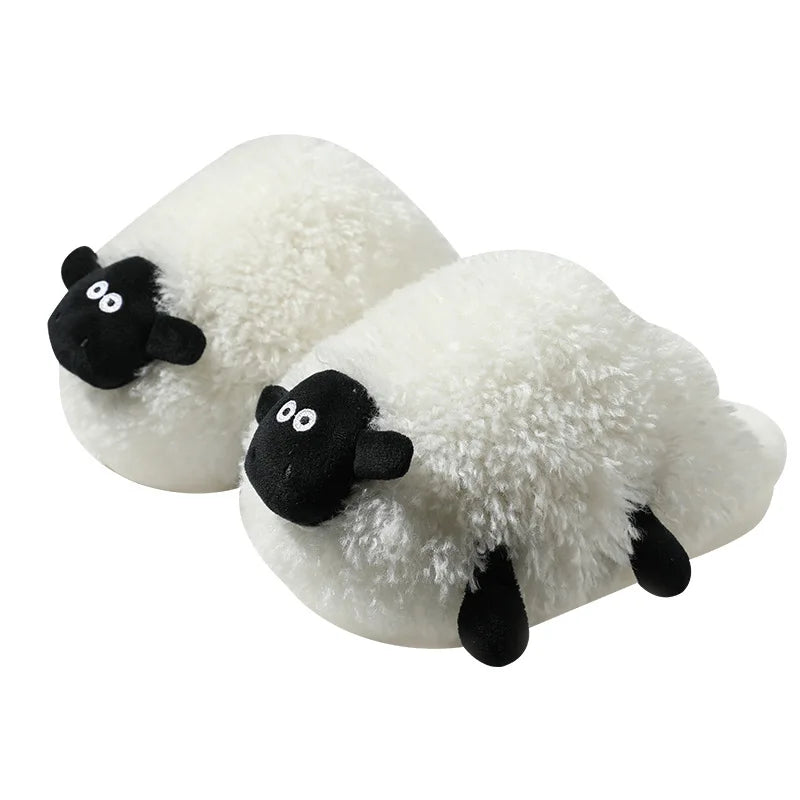 Fluffy Furry Animals Memory Foam Fuzzy Slipper for Women - true-deals-club